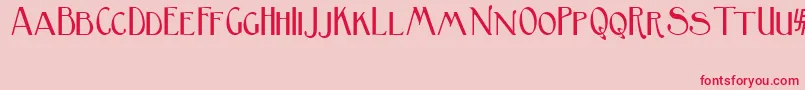 BirminghamSansSerif Font – Red Fonts on Pink Background