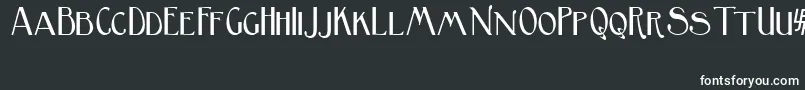 BirminghamSansSerif-fontti – valkoiset fontit mustalla taustalla