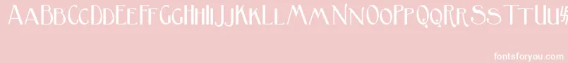 BirminghamSansSerif Font – White Fonts on Pink Background