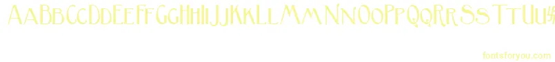 BirminghamSansSerif-Schriftart – Gelbe Schriften
