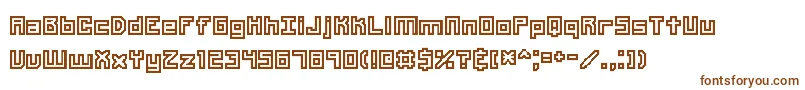 Шрифт Unlearne – коричневые шрифты