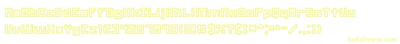 Шрифт Unlearne – жёлтые шрифты