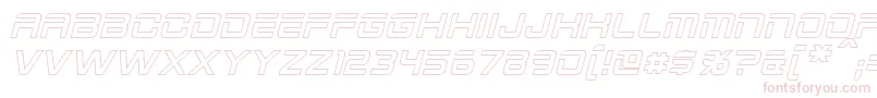 2015CruiserHollowItalic Font – Pink Fonts