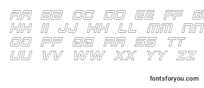 2015CruiserHollowItalic-fontti