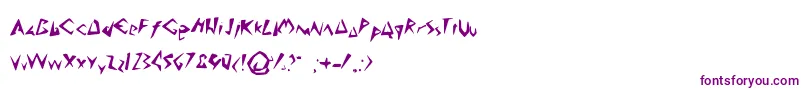 AnakMuda-fontti – violetit fontit
