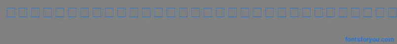 AnimalsMedium Font – Blue Fonts on Gray Background