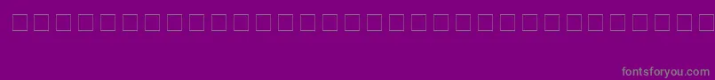 AnimalsMedium Font – Gray Fonts on Purple Background
