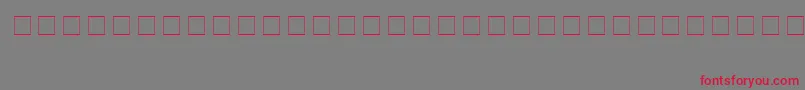 AnimalsMedium Font – Red Fonts on Gray Background