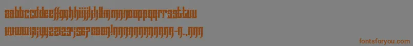 EffortlessTattoo Font – Brown Fonts on Gray Background