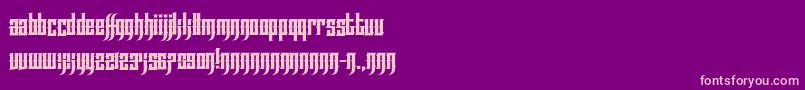 EffortlessTattoo Font – Pink Fonts on Purple Background