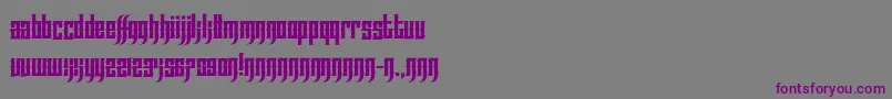 EffortlessTattoo Font – Purple Fonts on Gray Background