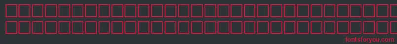 OblemitalRegular Font – Red Fonts on Black Background