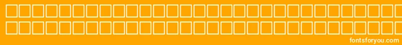 OblemitalRegular Font – White Fonts on Orange Background