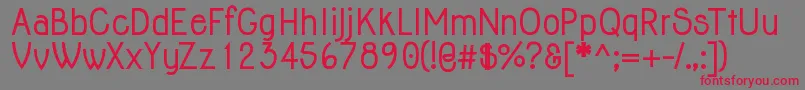 JollyBold Font – Red Fonts on Gray Background
