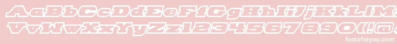 fuente HackneyBlockOutlineItalic – Fuentes Blancas Sobre Fondo Rosa