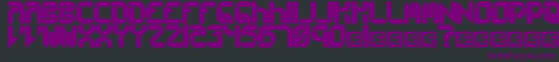 Collecrs Font – Purple Fonts on Black Background