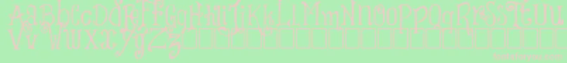 ThingsWeSaid Font – Pink Fonts on Green Background