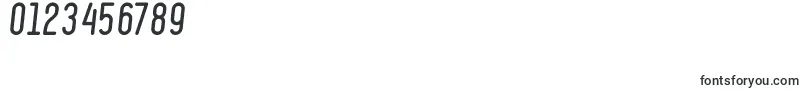 RulerItalic Font – Fonts for Numbers and Digits