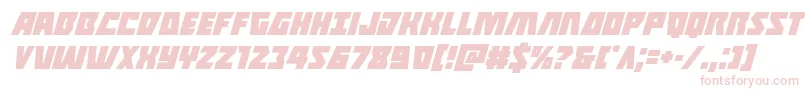 Halfshellheroital Font – Pink Fonts on White Background