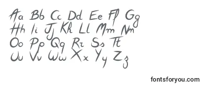 Schriftart Featherscript