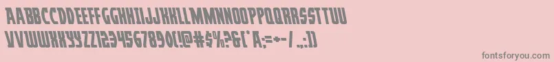 Prowlerleft Font – Gray Fonts on Pink Background