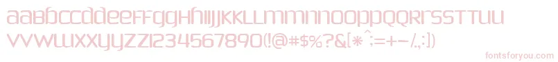 フォントPhoenixSans – 白い背景にピンクのフォント
