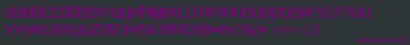 PhoenixSans Font – Purple Fonts on Black Background