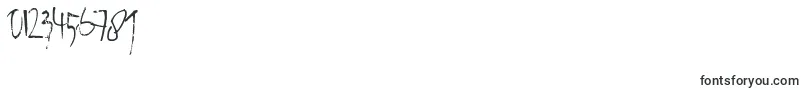 Ratinfestedmailbox Font – Fonts for Numbers and Digits