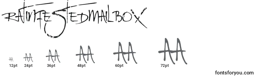 Размеры шрифта Ratinfestedmailbox