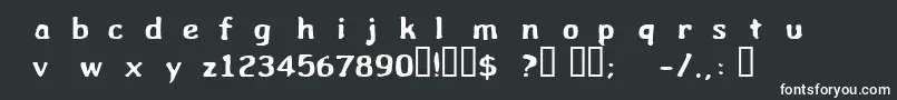 Wibble ffy Font – White Fonts