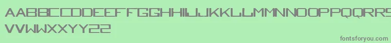 Tequilaheightssobriaborracha Font – Gray Fonts on Green Background