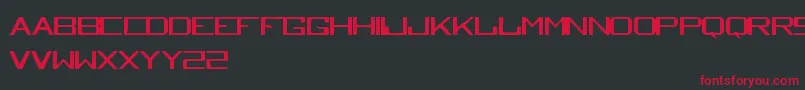 Tequilaheightssobriaborracha Font – Red Fonts on Black Background