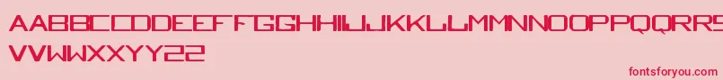 Tequilaheightssobriaborracha Font – Red Fonts on Pink Background