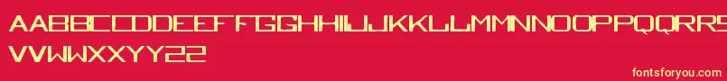 Tequilaheightssobriaborracha Font – Yellow Fonts on Red Background