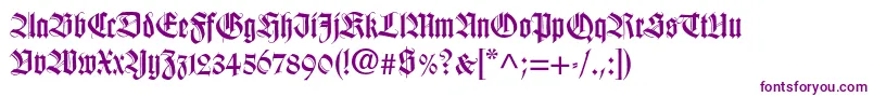 Wilhelmklingsporgotisch Font – Purple Fonts