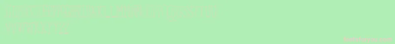 フォントFixYou – 緑の背景にピンクのフォント