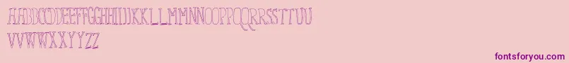 FixYou-Schriftart – Violette Schriften auf rosa Hintergrund