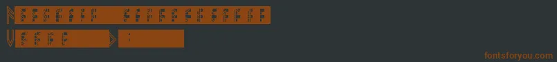 Шрифт VikingElderRunes – коричневые шрифты на чёрном фоне
