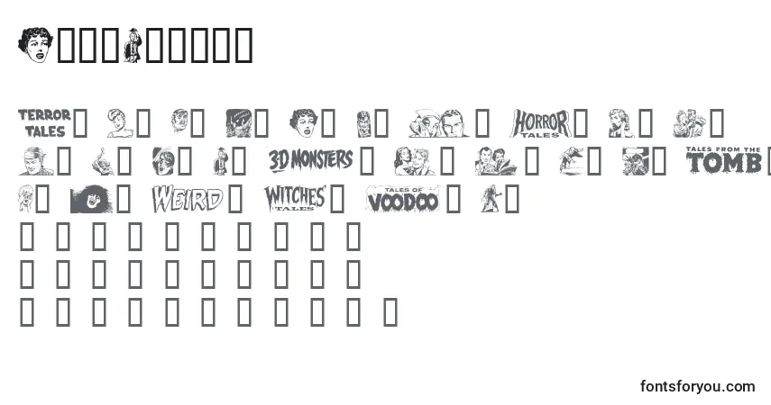 Schriftart Epd2Normal – Alphabet, Zahlen, spezielle Symbole