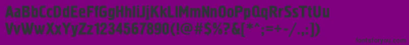 fuente SanasoftHermesC.Kz – Fuentes Negras Sobre Fondo Morado