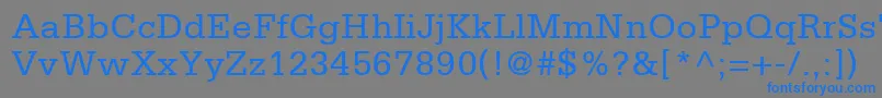 More about CentricSsi Font CentricSsi Font – Blue Fonts on Gray Background