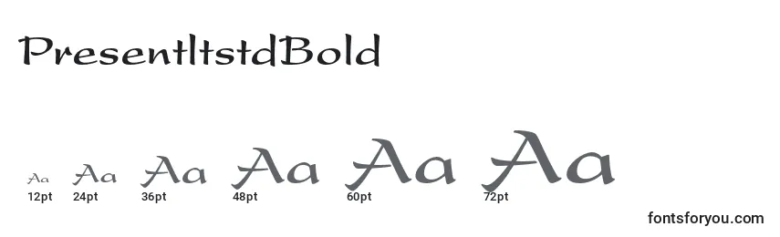 PresentltstdBold Font Sizes