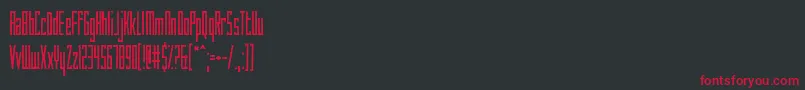 HowAreYouToday Font – Red Fonts on Black Background