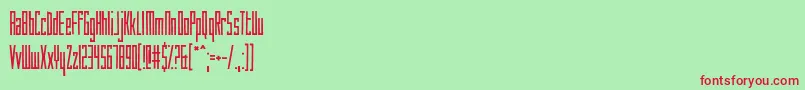 HowAreYouToday Font – Red Fonts on Green Background