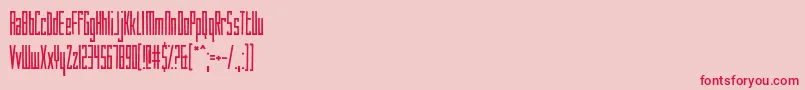 HowAreYouToday Font – Red Fonts on Pink Background
