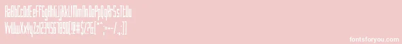 HowAreYouToday Font – White Fonts on Pink Background
