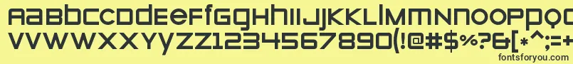 More about ZeroesoneRegular Font ZeroesoneRegular Font – Black Fonts on Yellow Background