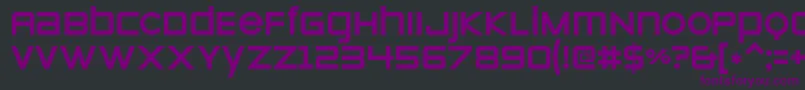 ZeroesoneRegular Font – Purple Fonts on Black Background