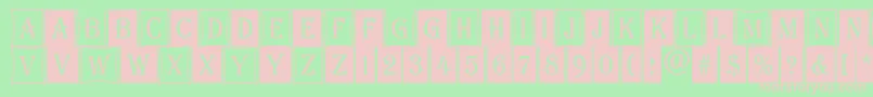 AAlgeriuscmdc2cmb Font – Pink Fonts on Green Background