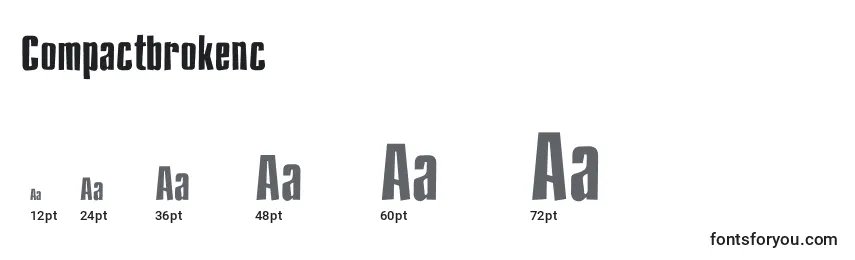 Compactbrokenc Font Sizes